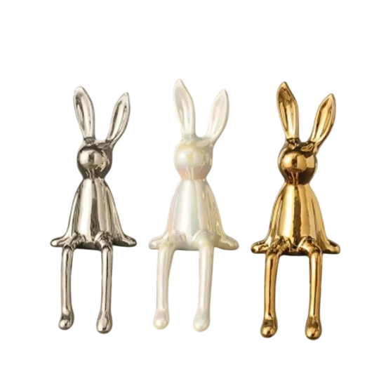 Ceramic Bunny Figurine